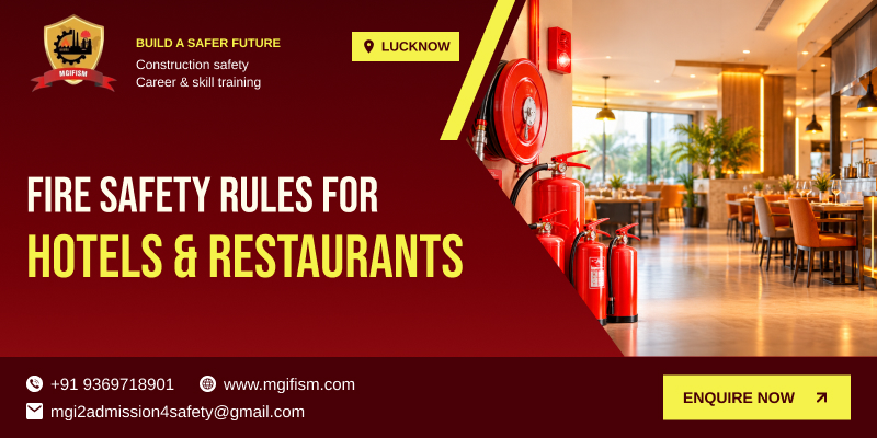 Fire Safety Rules for Hotels & Restaurants