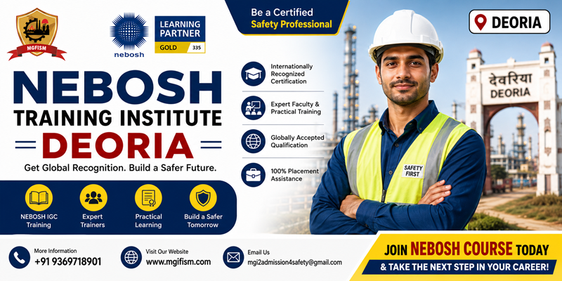 Nebosh Training Institute Deoria | NEBOSH Course Training in Deoria - MGIFISM